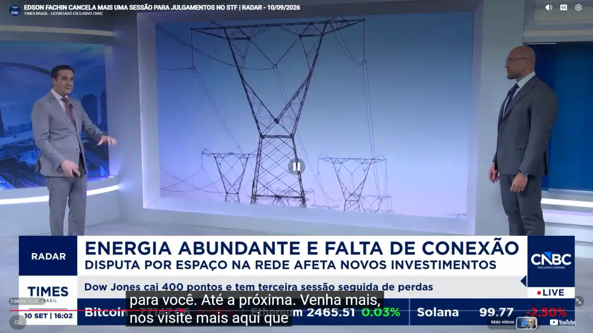Pedro Henrique Dante conversa com o jornalista no estúdio da Times Brasil | CNBC