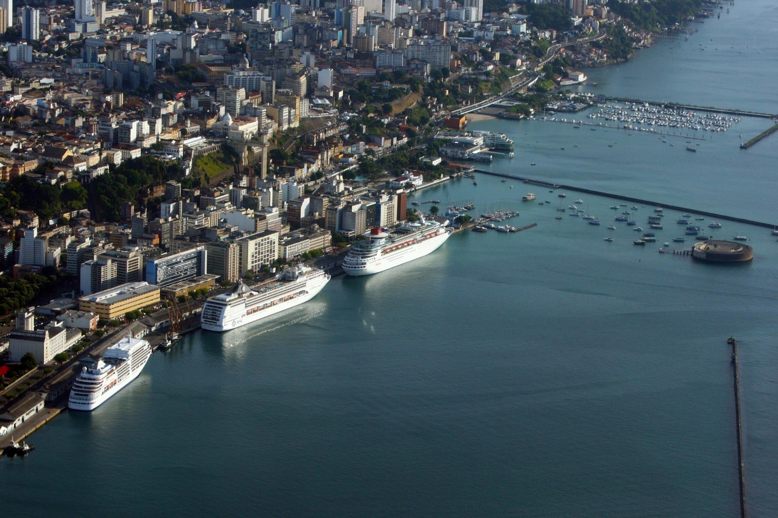 Fotografia do Porto de Salvador